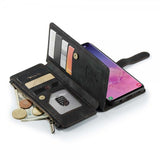 CaseMe Samsung Galaxy S10 Kotelo C30 Series Musta