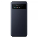 Samsung alkuperäinen Galaxy S10 Lite -kotelo S View Wallet Cover -musta