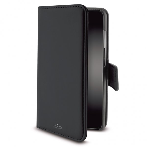 Puro Samsung Galaxy S10 Lite kotelo lompakko irrotettava 2 in 1 musta