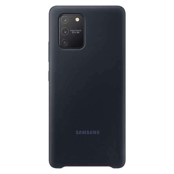 Samsung Original Galaxy S10 Lite -silikonisuojakuori, musta
