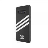 Adidas Samsung Galaxy S10 Plus -suojakuori TAI 3-Stripes Snap Case SS19, musta/valkoinen