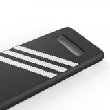 Adidas Samsung Galaxy S10 Plus -suojakuori TAI 3-Stripes Snap Case SS19, musta/valkoinen