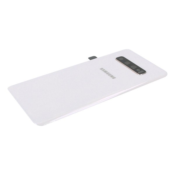 Samsung Galaxy S10 Plus (SM-G975F) Alkuperäinen Takakansi - Keraaminen Valkoinen