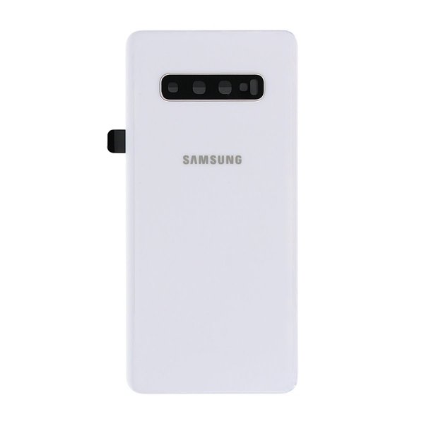 Samsung Galaxy S10 Plus (SM-G975F) Alkuperäinen Takakansi - Keraaminen Valkoinen