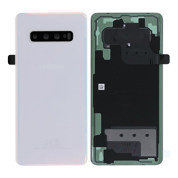 Samsung Galaxy S10 Plus (SM-G975F) Alkuperäinen Takakansi - Valkoinen