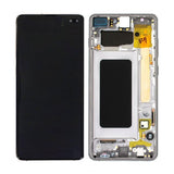 Samsung Galaxy S10 Plus (SM-G975F) Näyttö LCD-paneelilla Alkuperäinen - Musta