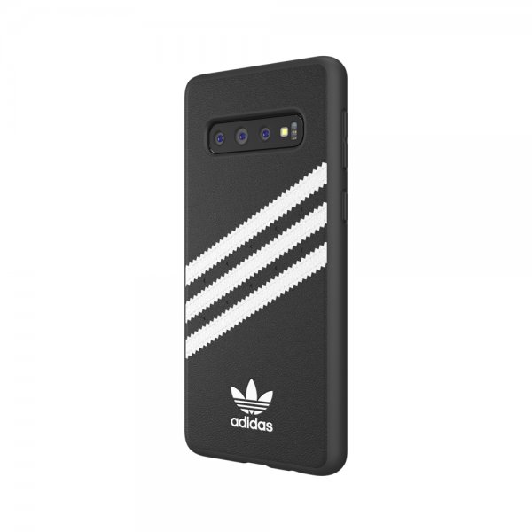 Adidas Samsung Galaxy S10 kuoret OR Moulded Case PU SS19 musta valkoinen