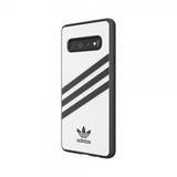 Adidas Samsung Galaxy S10 kuori OR Moulded Case PU SS19 valkoinen musta