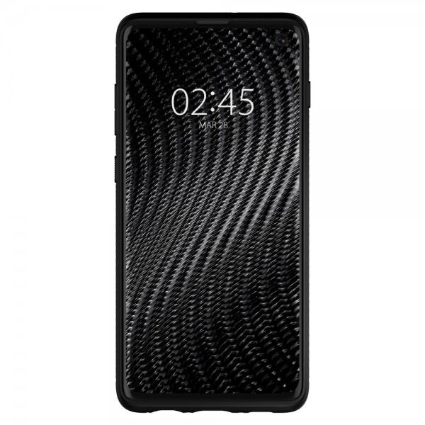 Spigen Samsung Galaxy S10 Suojakuori Rugged Armor Mattamusta