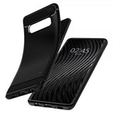 Spigen Samsung Galaxy S10 Suojakuori Rugged Armor Mattamusta