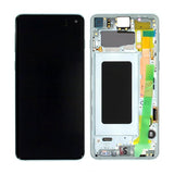Samsung Galaxy S10 (SM-G973F) Näyttö LCD-paneelilla Alkuperäinen - Vihreä