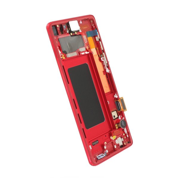 Samsung Galaxy S10 (SM-G973F) Näyttö LCD-paneelilla Alkuperäinen - Punainen