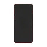 Samsung Galaxy S10 (SM-G973F) Näyttö LCD-paneelilla Alkuperäinen - Punainen