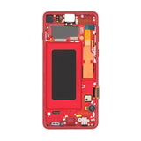 Samsung Galaxy S10 (SM-G973F) Näyttö LCD-paneelilla Alkuperäinen - Punainen