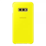 Samsung Alkuperäinen Galaxy S10E -suojakuori Clear View Cover, keltainen