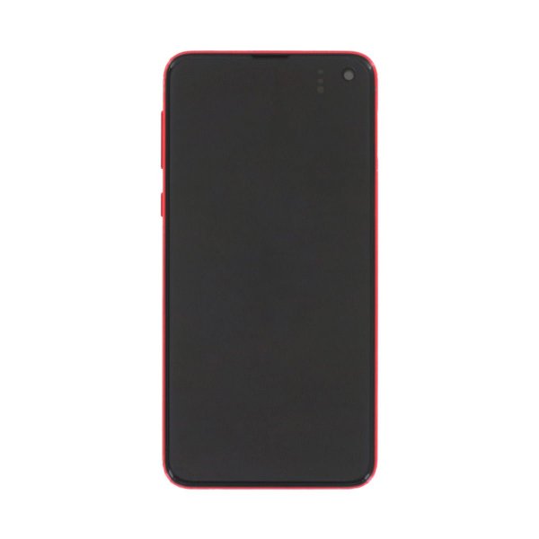 Samsung Galaxy S10e (SM-G970F) näyttö ja alkuperäinen LCD-paneeli - punainen