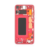 Samsung Galaxy S10e (SM-G970F) näyttö ja alkuperäinen LCD-paneeli - punainen
