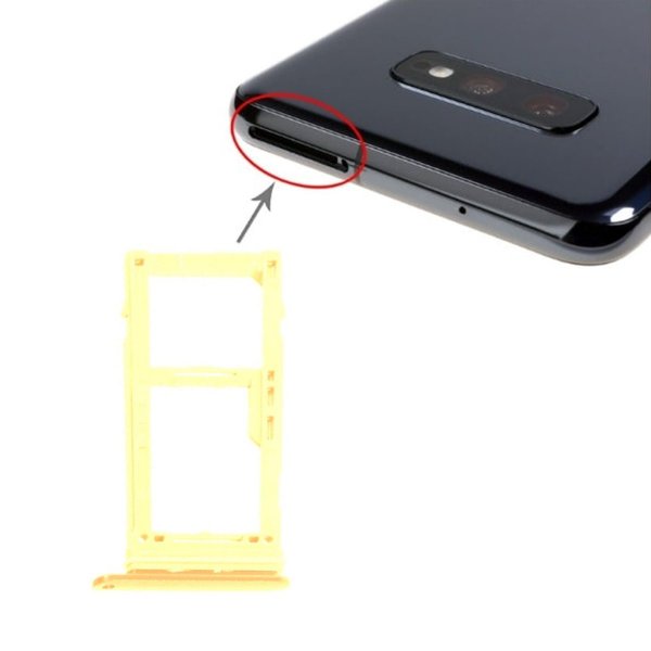 Samsung Galaxy S10/S10 Plus SIM-korttipidin - keltainen
