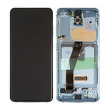 Samsung Galaxy S20 4G/5G (G980/G981) Näyttö LCD-paneelilla Alkuperäinen - Sininen