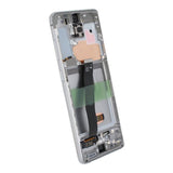 Samsung Galaxy S20 4G/5G (G980/G981) Näyttö ja LCD-paneeli Alkuperäinen - Valkoinen