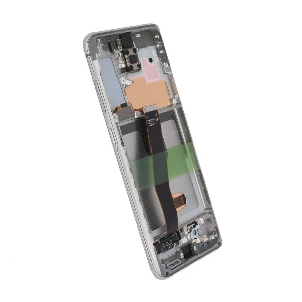 Samsung Galaxy S20 5G (SM-G980F) Näyttö LCD-paneelilla Alkuperäinen - Valkoinen