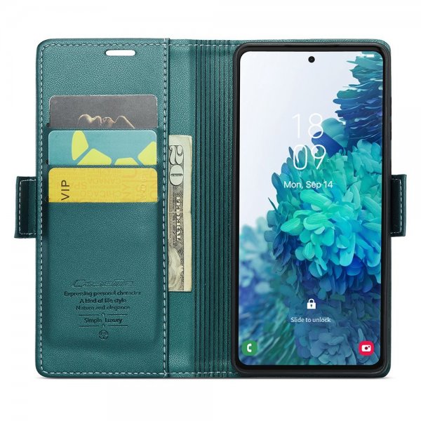 CaseMe Samsung Galaxy S20 FE Fodral 023 Series Vihreä