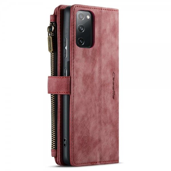 CaseMe Samsung Galaxy S20 FE -kotelo C30-sarja Punainen