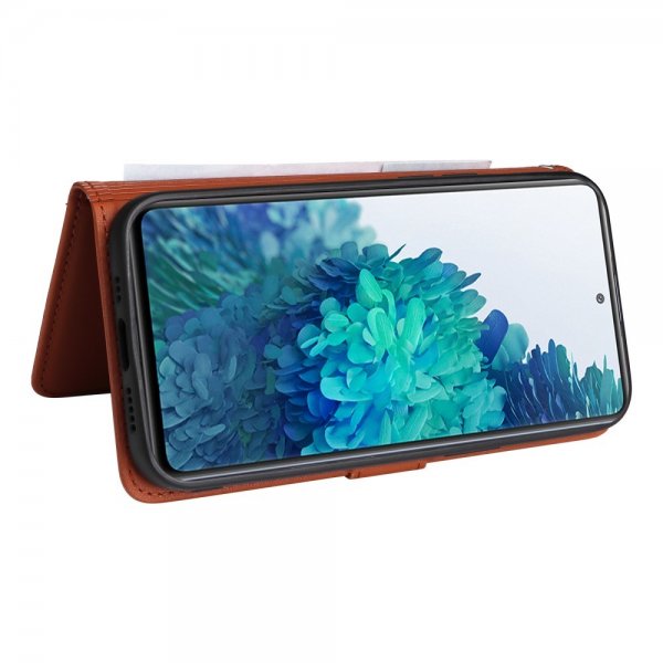 Betopnice Samsung Galaxy S20 FE -kotelo irrotettavalla kuorella 005 Ruskea