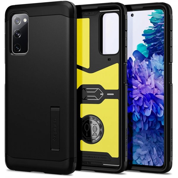 Spigen Samsung Galaxy S20 FE Kuori Tough Armor Musta