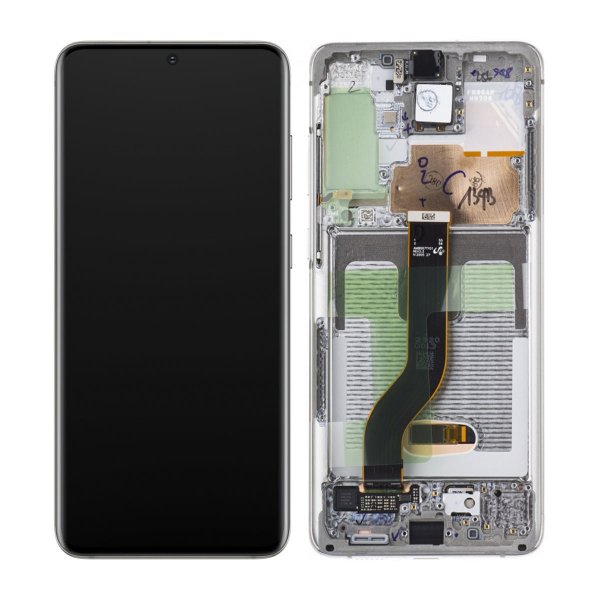 Samsung Galaxy S20 Plus 4G/5G (G985/G986) Alkuperäinen LCD-näyttö – Valkoinen