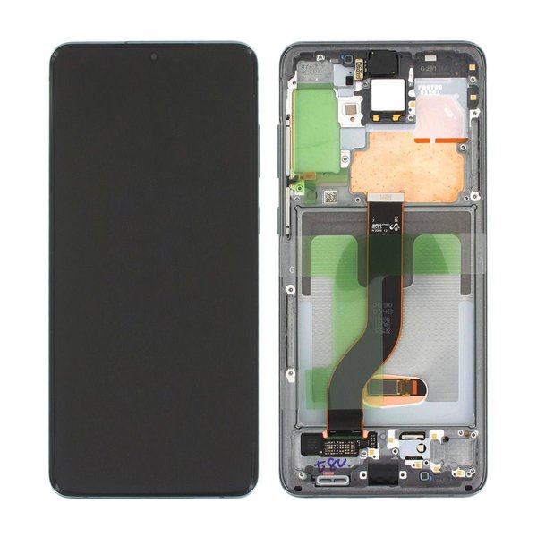 Samsung Galaxy S20 Plus 5G (SM-G985F) näyttö ja LCD-paneeli, alkuperäinen - harmaa