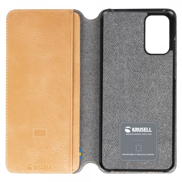 Krusell Samsung Galaxy S20 Plus -kotelo, Sunne PhoneWallet Vintage Nude