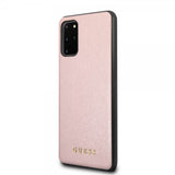 Guess Samsung Galaxy S20 Plus -kuori Iridescent Cover ruusukulta