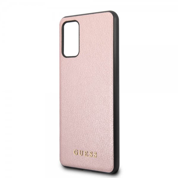 Guess Samsung Galaxy S20 Plus -kuori Iridescent Cover ruusukulta