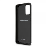 Ferrari Samsung Galaxy S20 Plus -kuori hiilikuitutekstuurilla, musta