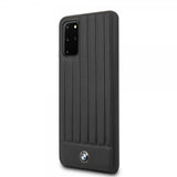 BMW Samsung Galaxy S20 Plus Suojakuori Leather Lines Musta