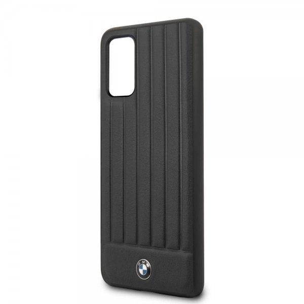 BMW Samsung Galaxy S20 Plus Suojakuori Leather Lines Musta