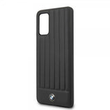 BMW Samsung Galaxy S20 Plus Suojakuori Leather Lines Musta