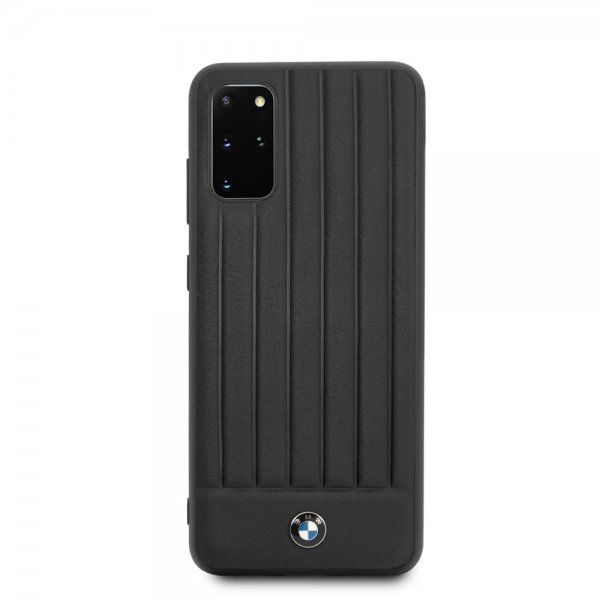 BMW Samsung Galaxy S20 Plus Suojakuori Leather Lines Musta