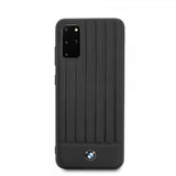 BMW Samsung Galaxy S20 Plus Suojakuori Leather Lines Musta