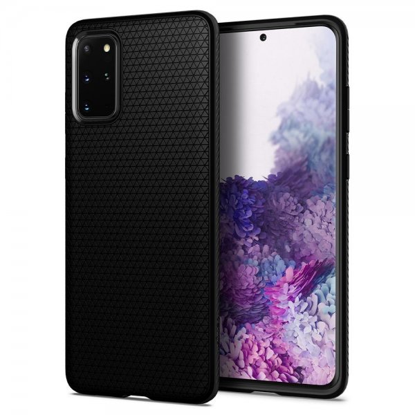 Spigen Samsung Galaxy S20 Plus -kuori Liquid Air Matte Black