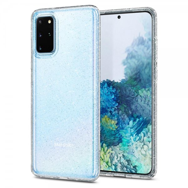 Spigen Samsung Galaxy S20 Plus Suojakuori Liquid Crystal Glitter Crystal Quartz