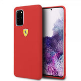 Ferrari Samsung Galaxy S20 Plus -kuori logolla, punainen