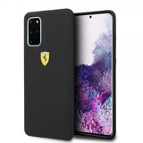 Ferrari Samsung Galaxy S20 Plus -kuori logolla, musta