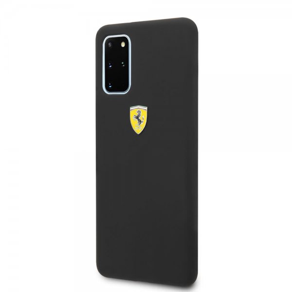 Ferrari Samsung Galaxy S20 Plus -kuori logolla, musta