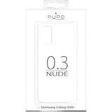 Puro Samsung Galaxy S20 Plus Suojakuori Nude Läpinäkyvä