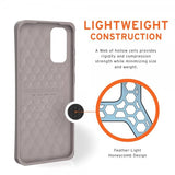 Urban Armor Gear (UAG) Samsung Galaxy S20 Plus -kuori Outback Biodegradable Cover Lilac