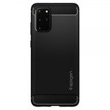 Spigen Samsung Galaxy S20 Plus -kuori Rugged Armor Matte Black