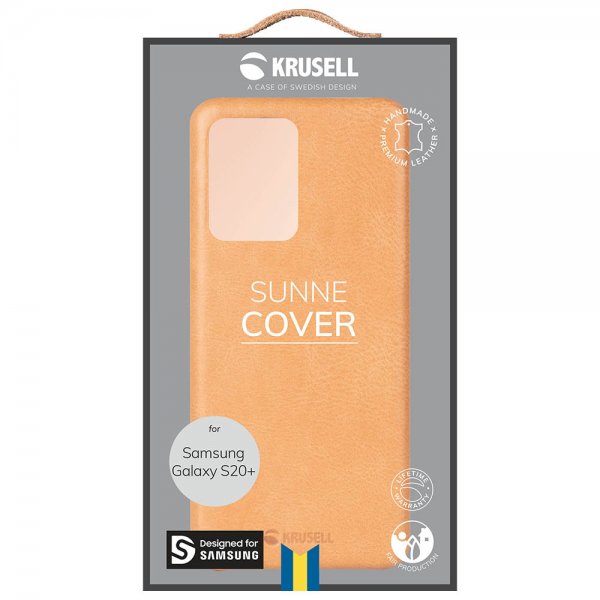 Krusell Samsung Galaxy S20 Plus Suojakuori Sunne Cover Vintage Nude