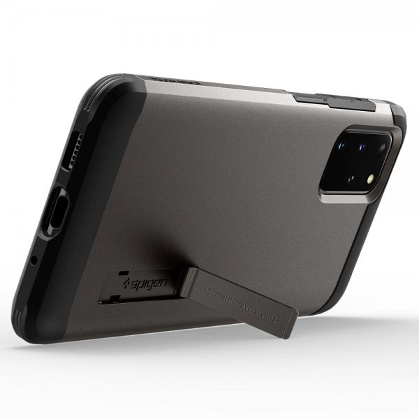Spigen Samsung Galaxy S20 Plus -kuori Tough Armor Gunmetal